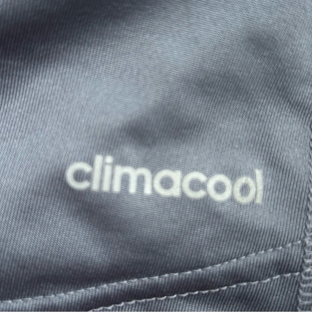 ADIDAS‎ Women’s Climacool Racerback Tank Top Onyx Gray/White Compression L - Picture 6 of 13
